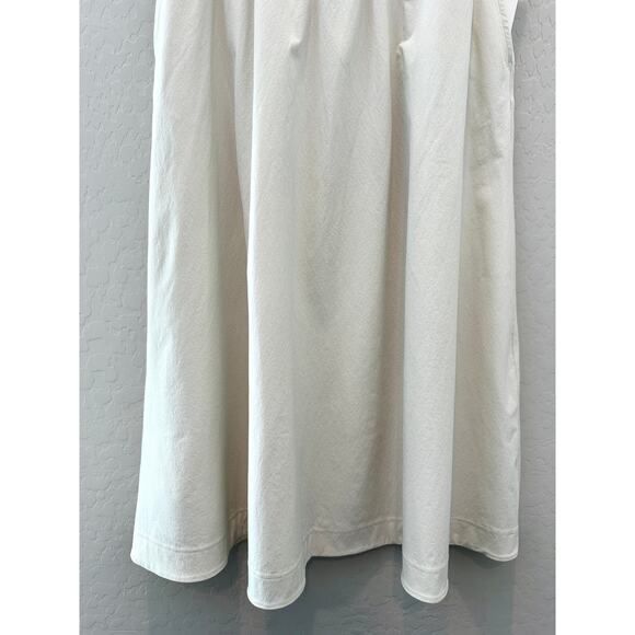 LULULEMON | Stretch Woven Ruffle-Waist Midi Skirt White Ivory NWT | Small - Picture 4 of 7